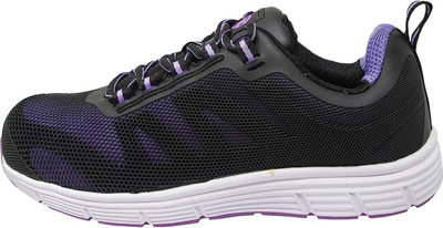 Ladies lightweight steel toe cap trainers on sale