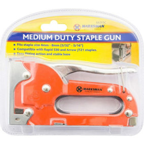 New Light Duty Medium Staple Gun Nails Diy Tacker Craft Staples Metal Tool