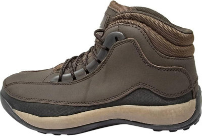 New Mens Brown Safety Trainers Shoes Boots Work Steel Toe Cap Hiker ...