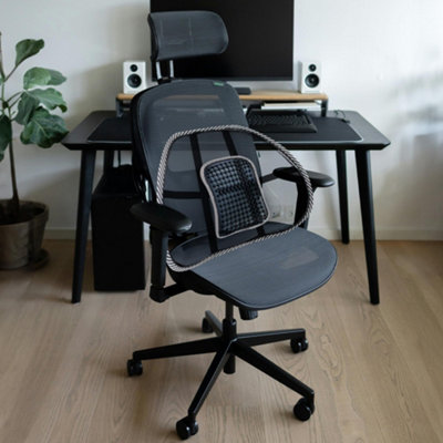 Lumbar support cushion for office chair best sale