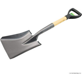 New Metal Digging Shovel Gardening Square Spade Tool Heavy Duty Plastic Handle