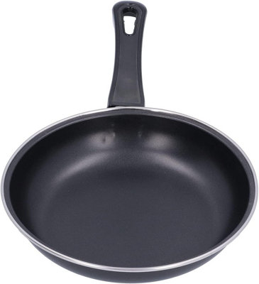 New Non Stick Frying Pan Cookware Black Stir Kitchen Handle Cooking 20cm