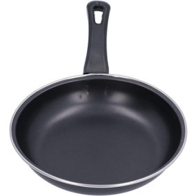 New Non Stick Frying Pan Cookware Black Stir Kitchen Handle Cooking 20cm