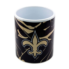 New Orleans Saints Camo Ceramic Mug Gold/Black (One Size)