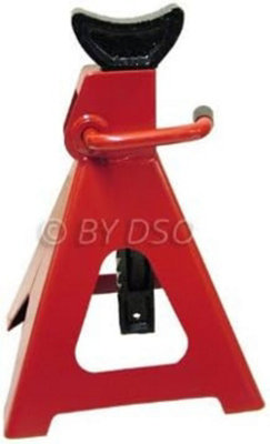 New Pack Of 2 Extra Heavy Duty 6 Ton Axle Stands Steel Framed Adjustable Automotive Car Van Jacks Strong & Durable