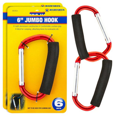 Carabiner Clip And Hook Keyring Clip, , Backpack Hanger Rotating Hook For Mountain Climbing Outdoor Hiking Dog Leash Accessories Red And Yellow - Walmart Supplies