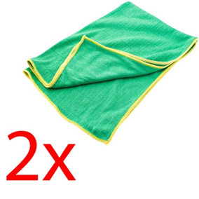 New Pack Of 2 Microfiber Dashboard Dust Cloth Cleaner Reusable Interior Car Care Wipe Soft