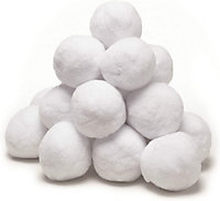 New Pack Of 20 Indoor Soft Snowballs Home Fun Kids Play