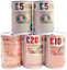 New Pound Note Money Tin Jar 50 Notes Coins Piggy Bank Jar Tin Saving Cash