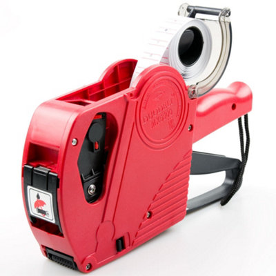 New Price Tag Gun Pricing Labeller +11 Label Rolls Sticker Spare Ink ...