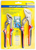 New Set Of 2 Grove Joint Plier Adjustable Water Pump Heavy Duty Wrench Tool Plumber