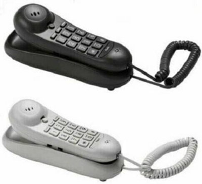 New Slimline Telephone Phone Landline Home Memory Led Call Indicator Office