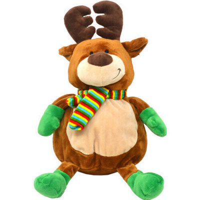 New Soft Plush 33Cm Reindeer Teddy Bear Present Christmas Kids Cuddly ...