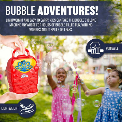 Toyland® Frozen Bubble Canister 3-Pack Con Bacchette, Soluzione Da 2,25