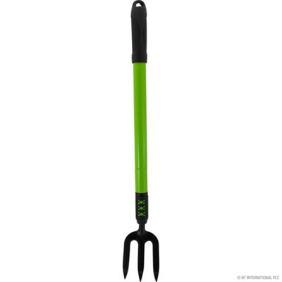 New Telescopic Hand Fork Garden Gardening Planting Handle Grip Digging Tool