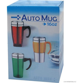 New Travel Mug Hot And Cold Warm Tea Coffee Drink Thermal Cup Portable Flask Blue