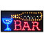 New Wine Cocktail Bar Pub Club Window Display Light Led Sign 48cmx24cm Lamp