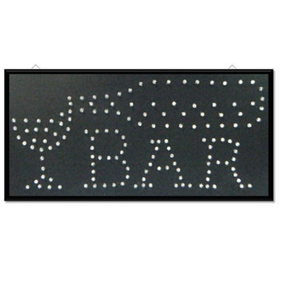 New Wine Cocktail Bar Pub Club Window Display Light Led Sign 48cmx24cm Lamp