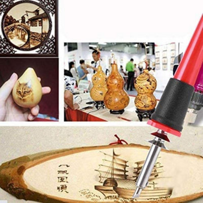 Quality 30W Wood Burning Soldering, Pyrography Set Complete With 5