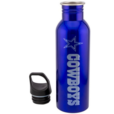 New York Giants Stainless Steel Water Bottle Vibrant Blue (One Size)