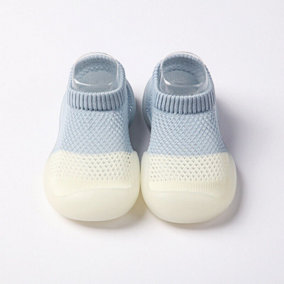 Newborn indoor Baby Shoes Toddler Cotton Soft Non-Slip Slippers Socks Sandals 0-6 months(11.5cm)BS-ZX0117-L-11.5