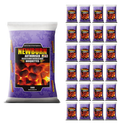 Newburn Open Fire MultiFuel Stove High Heat Low Ash Ready to Burn