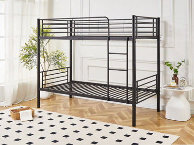 Newby Industrial Metal Bunk Bed Black