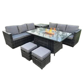 Newcastle Wicker Outdoor Dining Set