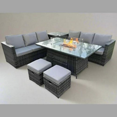 Newcastle Wicker Outdoor Dining Set