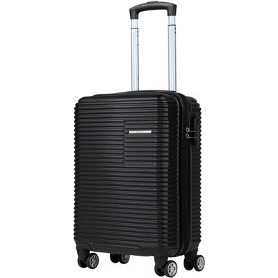 Newcom Hard Shell Trolley Suitcase 20" - Black