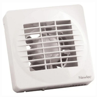 Newlec NL880H Axial Extractor Fan 4 Inch /100mm (Humdistat & Pullcord Model)