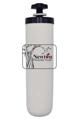 Newton Fluoride and Limescale Reduction Gravity Water Filter, Ceramic Candle Compatible with British Berkefeld, Berkey, etc.