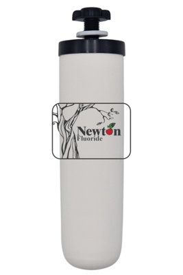 Newton Fluoride Removal Gravity Water Filter - High Capacity Ceramic Candle - Compatible with British Berkefeld, Berkey, etc.