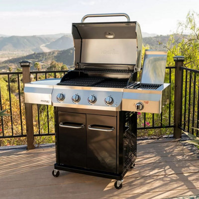 Nexgrill Gourmet Pro 5 Burner Gas BBQ Grill with Searing Side