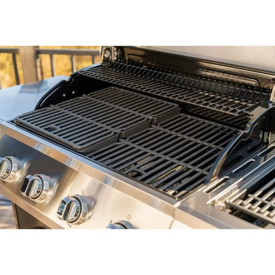 Nexgrill Gourmet Pro 5 Burner Gas BBQ Grill with Searing Side