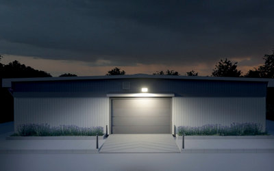 NexSun Juniper 4800 Lumens Solar Security Floodlight with PIR Motion Detection