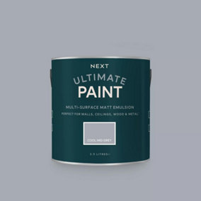Next Cool Mid Grey Peel & Stick Paint Sample