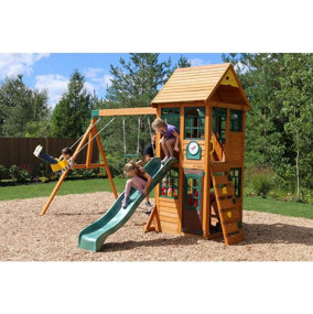 Next Generation Boss Climbing Frame With Monkey Bars, Swings and Slide
