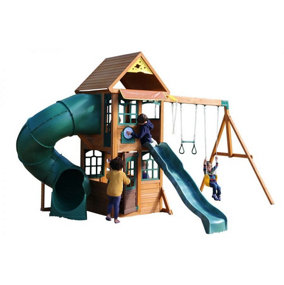Next Generation Spey Climbing Frame With Swings and Slide