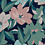 Next Hot House Midnight Floral Wallpaper