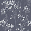 Next Leaf Navy Floral Wallpaper
