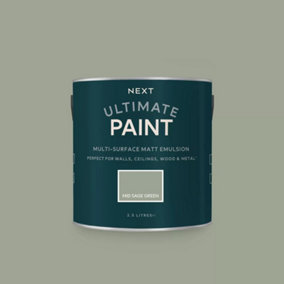 Next Mid Sage Green Ultimate Paint 2.5L
