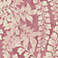 Next Raspberry Roaming Leaf Floral Wallpaper