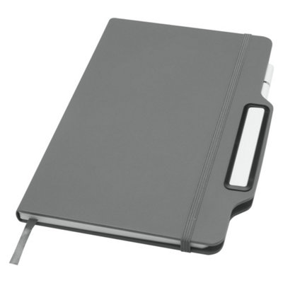 Nexus Hard Cover A5 Notebook Set Grey (One Size)