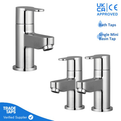 Niagara Camden Mini Mono Basin & Bath Taps Bathroom Faucet Set