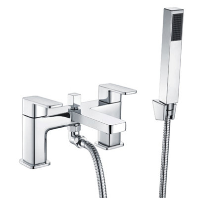Niagara Hadley Bath Shower Mixer Tap Chrome Bathroom Modern Filler w/ Handset Price Comparisons | Compare The Build
