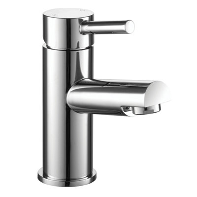 Niagara Harrow Mono Basin Mixer Chrome Lever Bathroom Sink Modern Tap w/ Waste