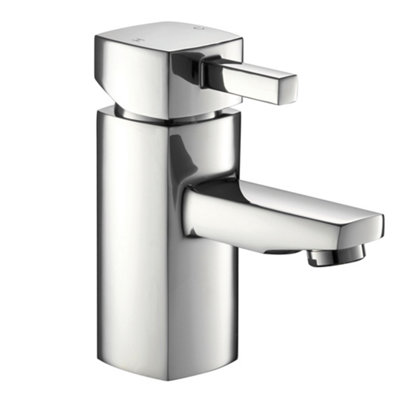 Niagara Holborn Mono Basin Mixer Chrome Lever Bathroom Sink Modern Tap w/ Waste