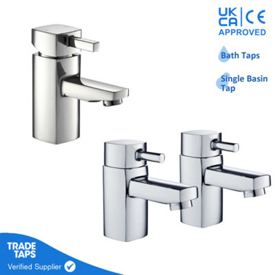 Niagara Holborn Mono Mixer & Bath Taps Bathroom Faucet Set | DIY at B&Q