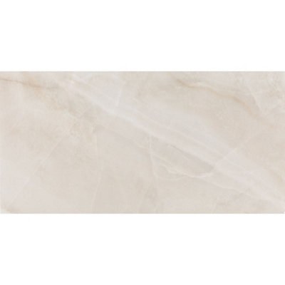 Nichet Beige Marble Effect Matt Porcelain Tile 60 x 120cm